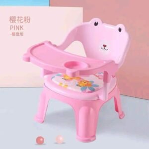 ( গোলাপি ) বেবি ফিডিং চেয়ার High Quality Fedding Chair